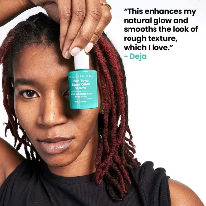 Urban SkinRx Even Tone Super Glow Serum model