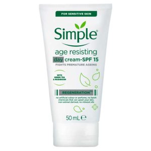 Simple Age Resisting Day Cream, SPF15