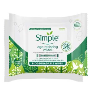 Simple Age Resisting Biodegradable Wipes